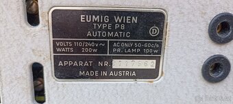 Kino projektor eumig P8 automatic - 2