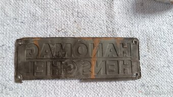 Hanomag Henschel, F20, 306D, nápisy - 2