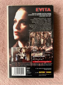Evita - Madonna Banderas - VHS videokazeta - 2