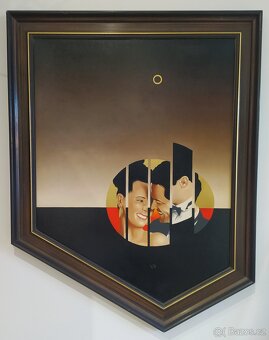 Zdeněk Jiroušek - Souboj noci a dne - obraz - 2