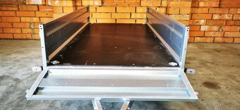 Sklopný přívěsný vozík 2x 750 kg - 263x129x40 cm - 2
