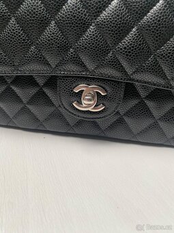 Chanel classic flap kabelka černá, caviar leather - 2