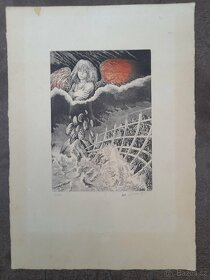 Grafika Josef Dudek Elegie - 2