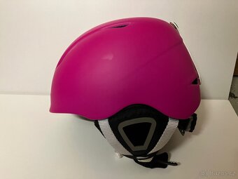 Dívčí zimní helma růžová - 2