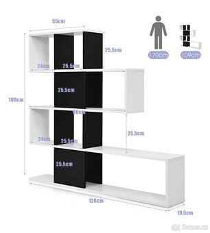 Regál - knihovna - 2