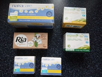 NOVÉ papírové/vlhčené ubrousky, útěrky, vložky, tampony - 2