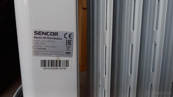 Elektrický olejový radiátor Sencor 2000W - 2