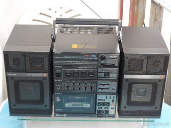 SONY FH-5, vzácný boombox, odnímatelné repro - 2