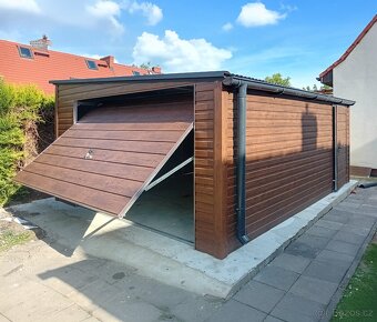 Plechová garáž 4x5m - 2