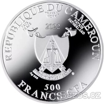 ADELE BLOCH BAUER II Gustav Klimt Silver Coin 500 Francs - 2
