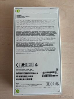 iPhone SE (2022) 64 GB, Černý - Nový, nerozbalený - 2