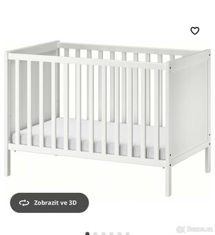 Postýlka Sundvik Ikea - 2