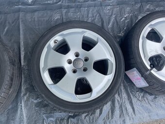 Celá ALU kola AUDI s pneu BRIDGESTONE POTENZA - 2