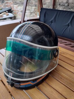 Retro helma na motorku Cassida - 2
