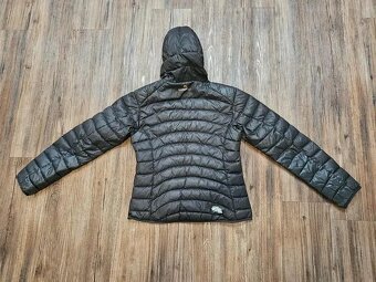 Černá péřová bunda Warmpeace Viki kapucí skladná XS - 2