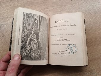 4 knihy v 1zv. Prúvodce po Krkonoších 1878, Rožňov 1878, Víd - 2