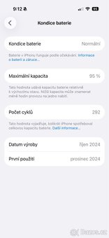 IPhone 16pro 128gb bílý - 2