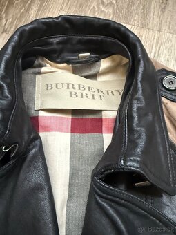 Burberry Brit kožený kabát - 2