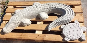 Krokodýl a želva -  dekorace zahrada - 2