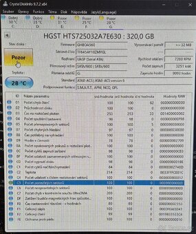 Disk HGST 320 GB 2,5" - 2