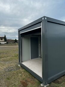 Stavební Buňka/ kontejner 6m3m - Sekční vrata - záruka - 2