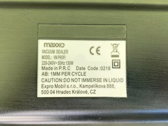 vakuovačka MAXXO VM PROFI - 2