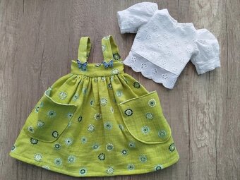 Set šatové sukně a halenky na panenky Götz 50cm - 2