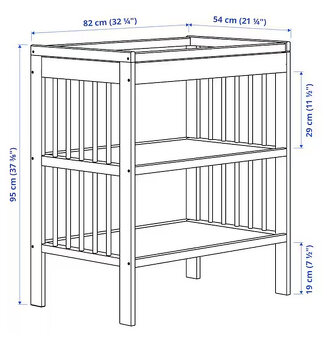 Přebalovací stůl IKEA GULLIVER - NOVÝ(bílý) - 2