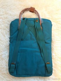 Batohy Fjällräven Kanken oceangreen s hnědými prvky - 2