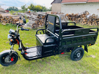 Pracovní tříkolka Leramotors G1, 1000W, cerna - 2