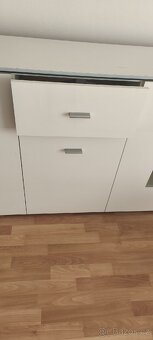 Komoda skříňka pod TV bila 150cmx90cm - 2