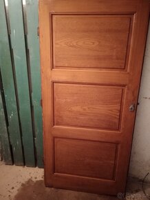 staré dveře 90 pravé masiv - 2