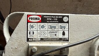 Pásová pila na kov PROMA PPK-115 - 2