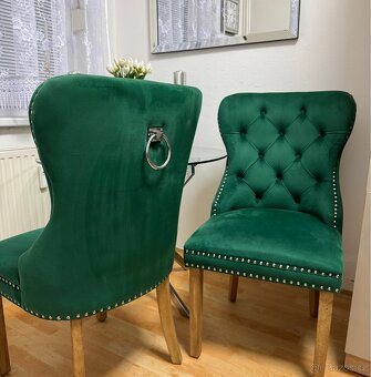 Luxusní Chesterfield židle 2ks - 2