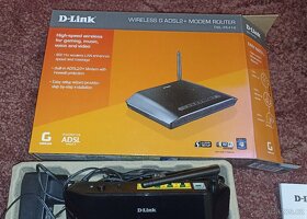 D-Link ADSL 2+ modem router - 2