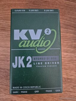 Nový KV2 audio Di box - JK2 - 2