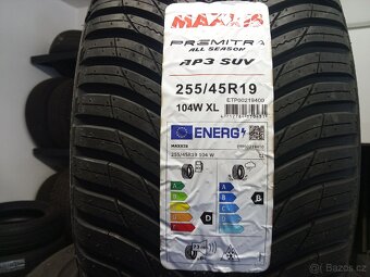 255/45 R19 XL Nové Maxxis Celoroční - 2