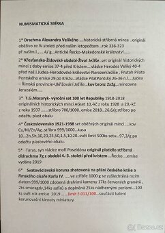 Numismatická sbírka - Unikátní numismatická nabídka - 2