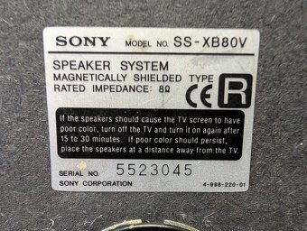 Repro Sony SAW SS-XB80V - 2