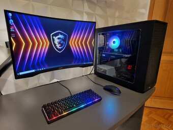 Herní PC + monitor, klávesnice, myš - 2