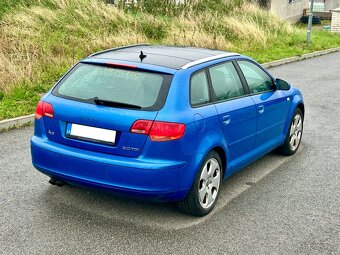 Audi A3 2.0 TDI 103kw 2007 2.majitel, Panorama, Modrá Sprint - 2