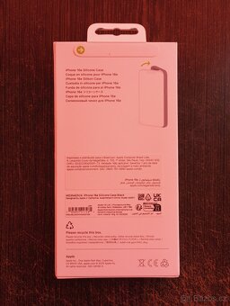 Iphone 16e Apple Silicone Case Black - 2