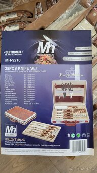 Millerhaus sada nožů v kufříku - NOVÉ - 2