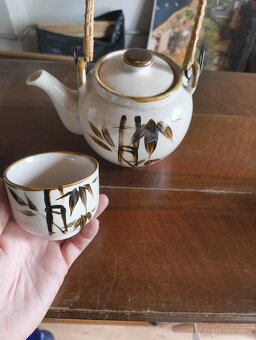 Čajová souprava s motivem bambusu - 2