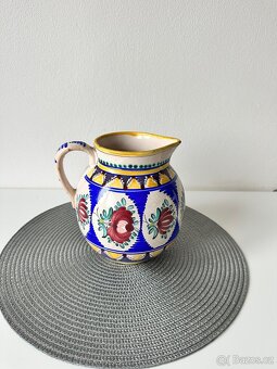 Keramický džbán ručně malovaný - signovaný - 2