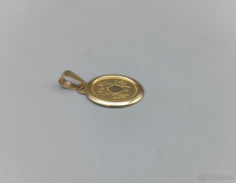 Zlatý přívěsek Rak 0,95g, 14 kt, 585/1000 - 2