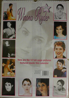 Kalendář Winona Ryder - 2