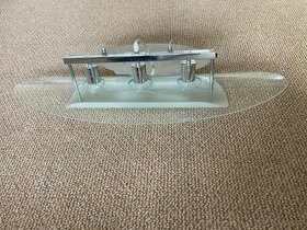 Skleněný lustr na 3 žárovky - 2