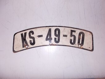 Spz na přední blatník - 2