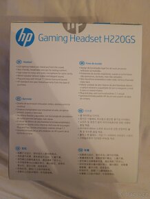 Sluchátka - hp Gaming headset H220GS, nerozbalené - 2